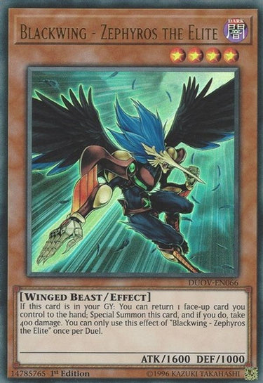 Blackwing - Zephyros the Elite | DUOV-EN066